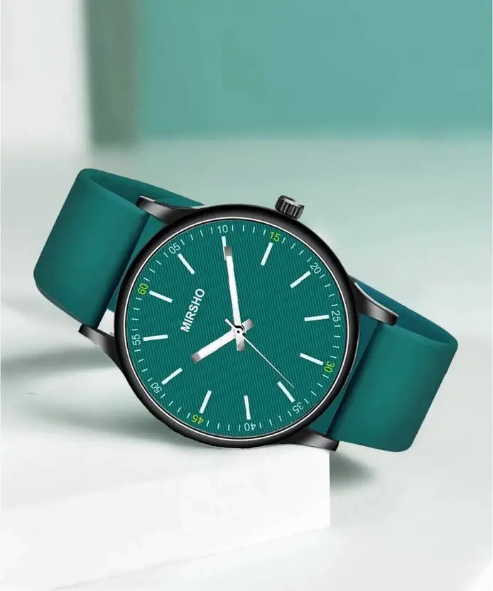 MIR055-BLACK Softest Silicone Strap Black Analog Watch - For Men FOR MEN WATCH 3